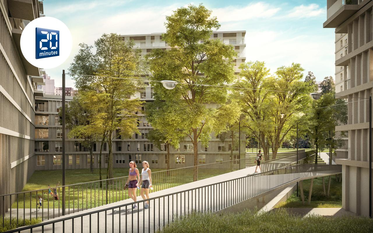 Le 20 Minutes vous parle de la promotion du quartier de l'Etang