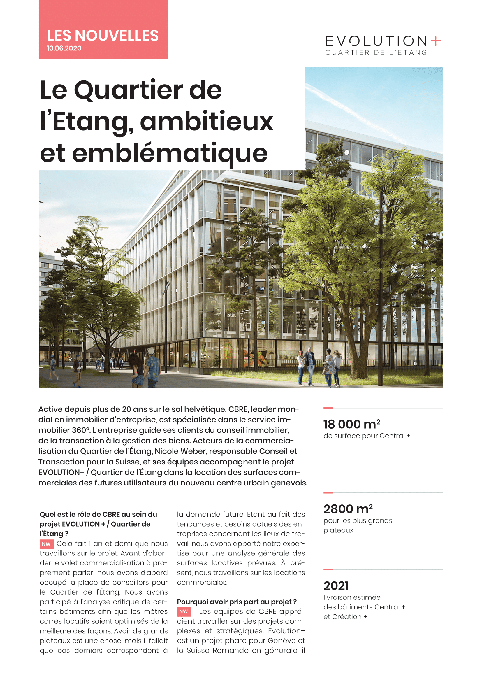 Le Quartier de l'Étang, ambitieux et emblématique - Page 1