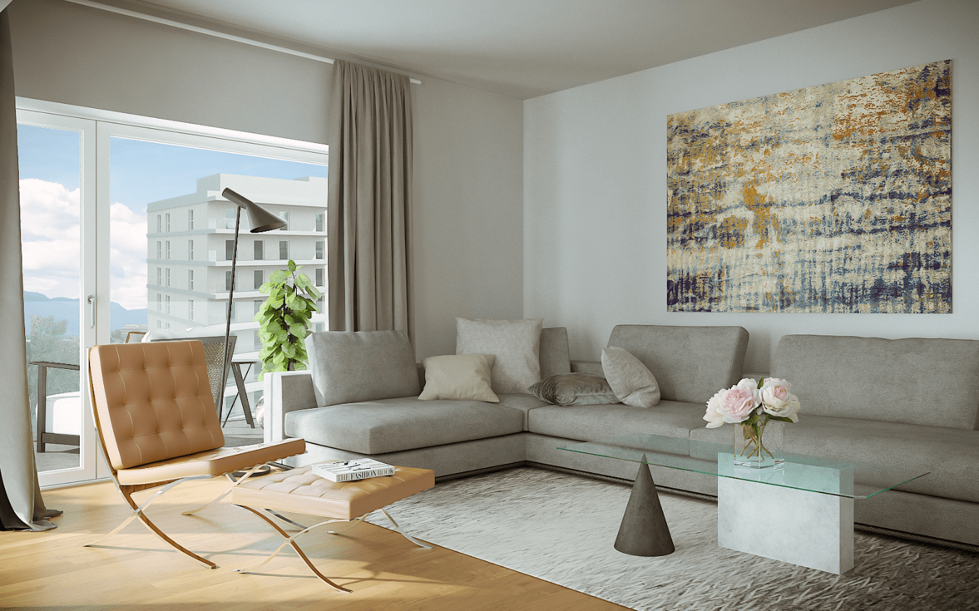 Visite virtuelle d'un appartement